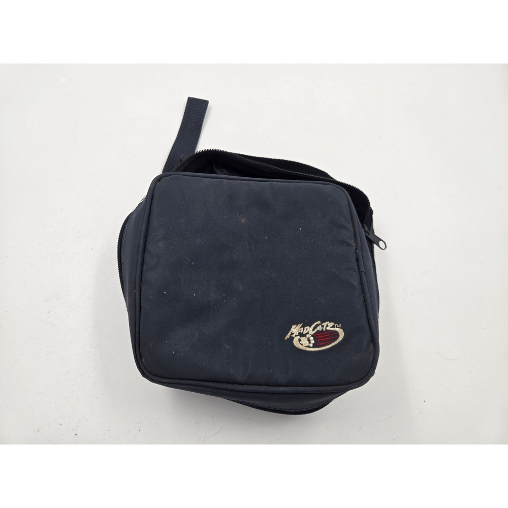Mad Catz Universal Gaming Accessory Travel Case Navy Blue Nylon Storage Bag